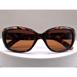 Foster Grant Election Polarized Amber Tortoise Wrap Style Sunglasses